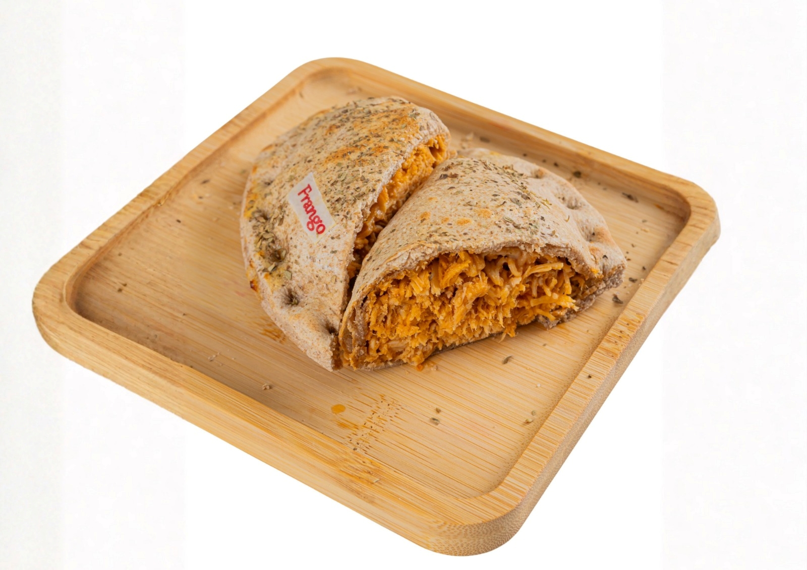 Assado artesanal de frango massa integral