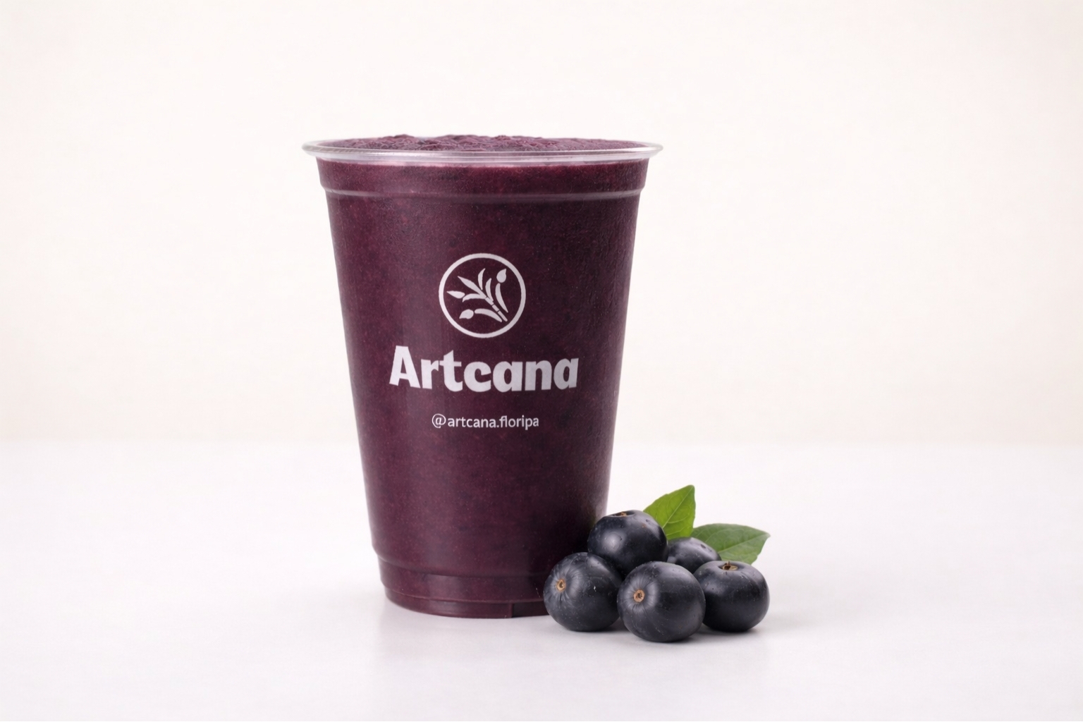 Caldo de cana com açaí