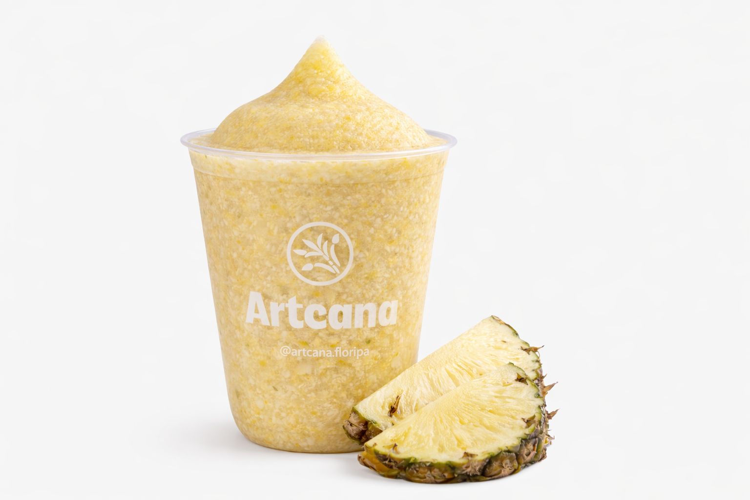 Frozen de caldo de cana com abacaxi