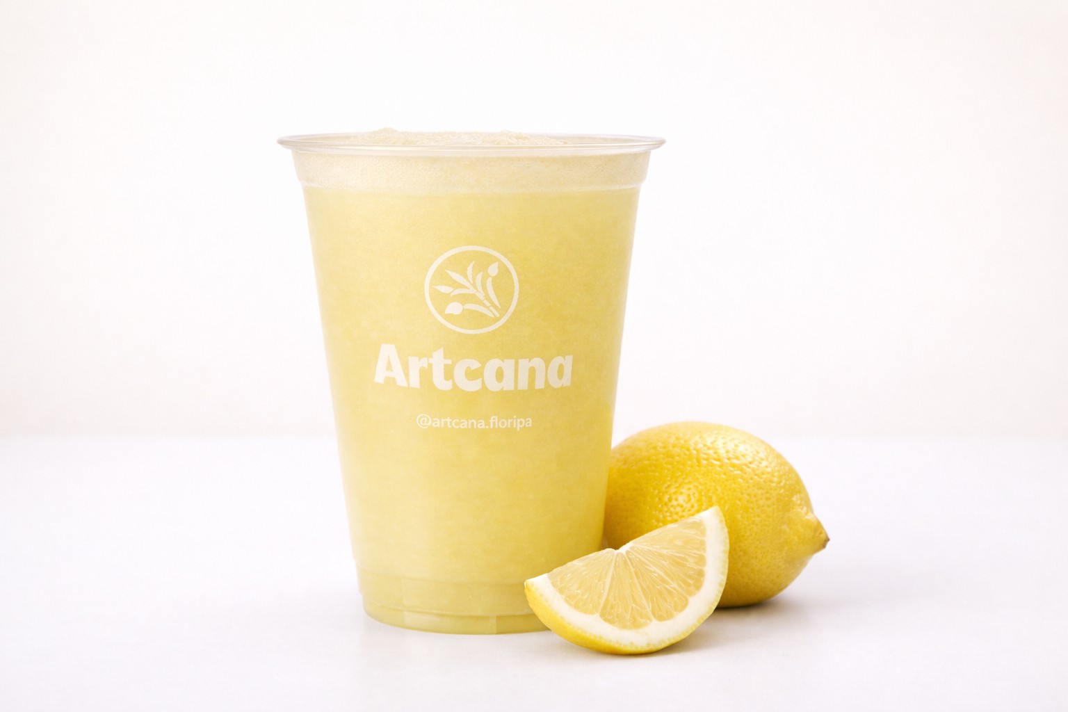 Caldo de cana com limão siciliano